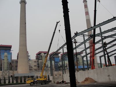 诸城市金安夜店干煤棚扩建工程 ﻿（单跨60m）